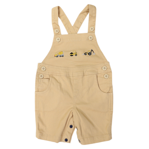 Korango Trucks & Diggers Embroidered Shortall Sand