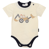 Korango Digger Appliqued Bodysuit Beige