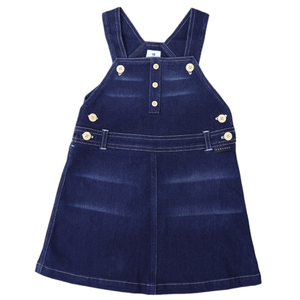 Korango Denim Pinafore Dark Wash