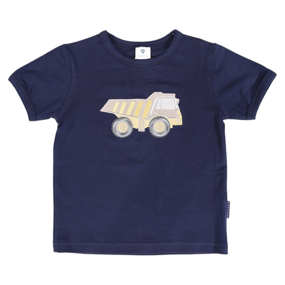 Korango Truck Applique Tee Navy