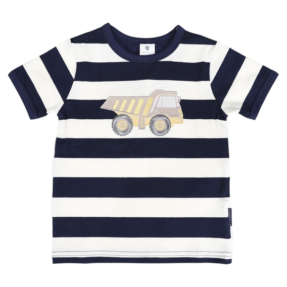 Korango Truck Applique Tee Stripe