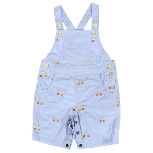 Korango Embroidered Truck Chambray Overall Light
