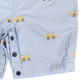 Korango Embroidered Truck Chambray Overall Light