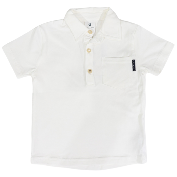 Korango Cotton Stretch Polo White