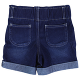 Korango Kids Denim High Waisted Short Dark