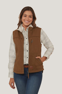 Ringers Western Albion Wmns Vest Tawny Brown