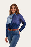 Ringers Western Aramac Wmns Work Shirt Navy