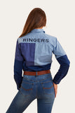 Ringers Western Aramac Wmns Work Shirt Navy