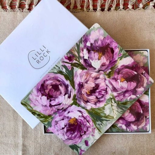 Amour et Joie Peony HB Placemat Set