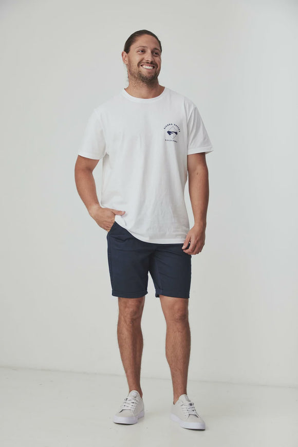 BLKWD Baker Navy Slim Chino Shorts
