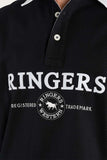 Ringers Western Burton Mens Rugby Jersey Black & White