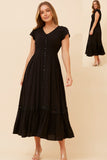 CKM Morocco Maxi Dress Black