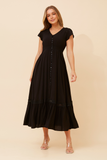 CKM Morocco Maxi Dress Black