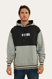 Ringers Western Davis Mens Hoodie Grey Marle & Black