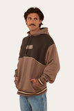 Ringers Western Davis Mens Hoodie Mushroom & Charcoal