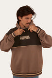 Ringers Western Davis Mens Hoodie Mushroom & Charcoal