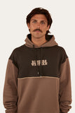 Ringers Western Davis Mens Hoodie Mushroom & Charcoal