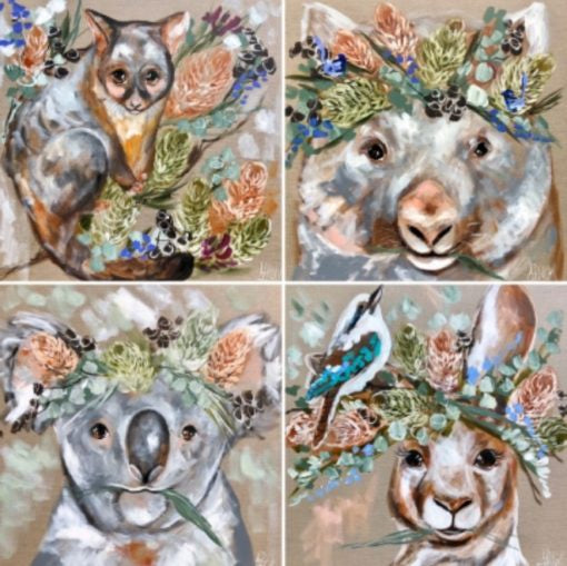 Forget Me Not Coaster Set