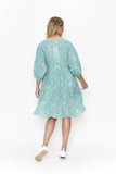 One Summer Frida Boho Dress Turquoise