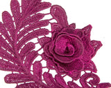 Max Alexander Elegant Lace Fascinator Wine