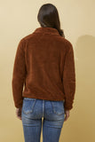 CKM Lyn Teddy Fur Jacket Cinnamon