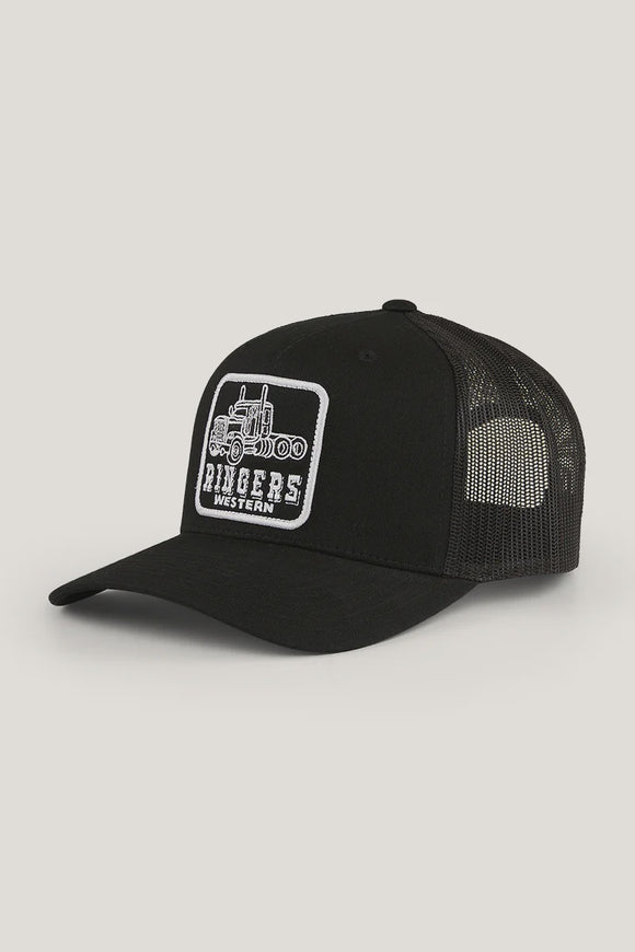 Ringers Western Long Haul Trucker Cap Black