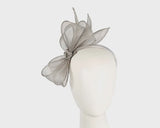 Max Alexander Sinamay Bow Fascinator Silver