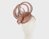 Max Alexander Sculpted Sinamay Fascinator Taupe