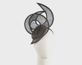 Max Alexander Edgy Sinamay Fascinator Black