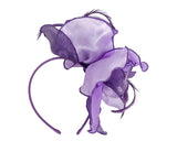 Max Alexander Organza Fascinator Purple & Lilac