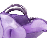 Max Alexander Organza Fascinator Purple & Lilac