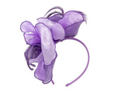 Max Alexander Organza Fascinator Purple & Lilac