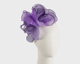Max Alexander Organza Fascinator Purple & Lilac