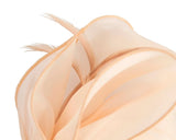 Max Alexander Organza Bow Fascinator Nude