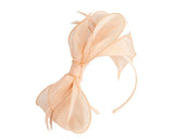 Max Alexander Organza Bow Fascinator Nude