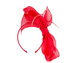 Max Alexander Organza Bow Fascinator Red