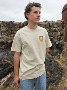 Broken Hill Surf Club Unisex Orange Desert Surf Tee Sand