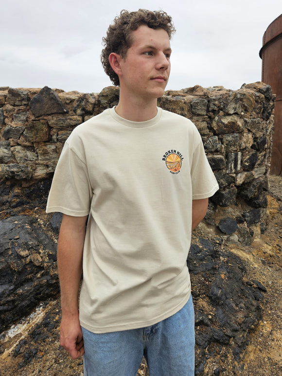 Broken Hill Surf Club Unisex Orange Desert Surf Tee Sand