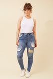 CKM Infinity Dazzle Denim Jeans Gold