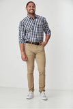 BLKWD Ridge Long Sleeve Shirt White & Navy