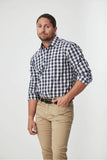 BLKWD Ridge Long Sleeve Shirt White & Navy