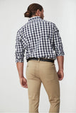 BLKWD Ridge Long Sleeve Shirt White & Navy