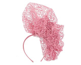 Fillies Collection Staggering Racing Fascinator Dusty Pink