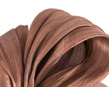 Fillies Collection Exclusive Silk Abaca Bow Fascinator Coffee