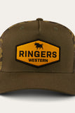 Ringers Western Scotty Trucker Cap Military Green & Camo