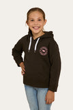 Ringers Western Signature Bull Kids Pullover Hoodie Charcoal & Rosey