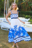 Salty Palm Sage Slip Maxi Dress