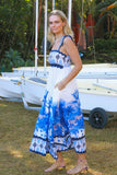 Salty Palm Sage Slip Maxi Dress