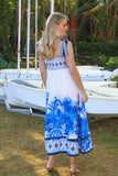 Salty Palm Sage Slip Maxi Dress