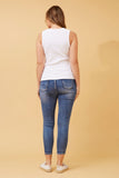 CKM Rosemary Ribbed Singlet White